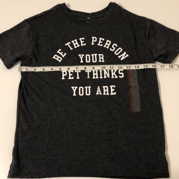 FIFTH SUN Be The Person Your Pet Thinks You Are Grey T-Shirt, Sz X Small - Picture 9 of 13